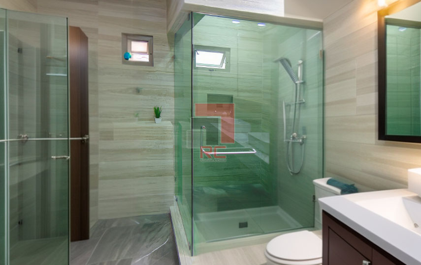 Canceles de baño en vidrio templado en Monterrey
